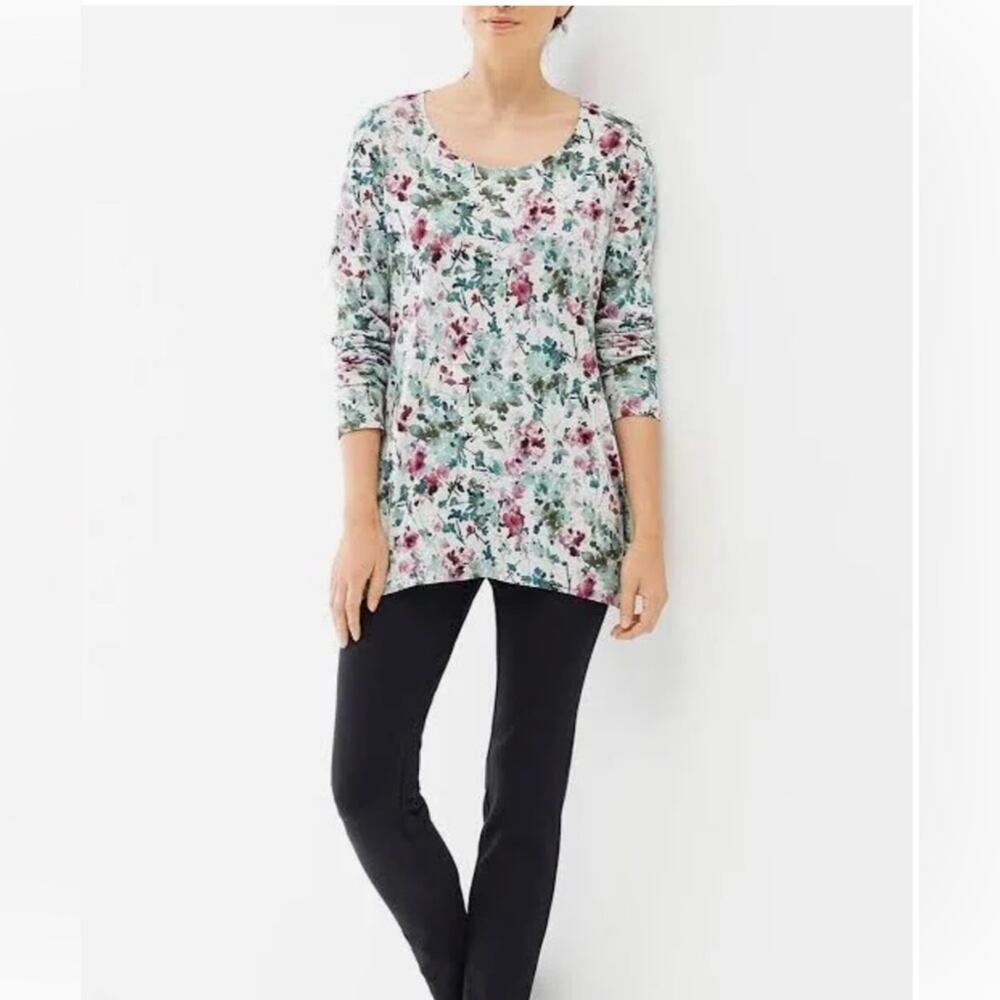 J. Jill Pure Jill NWT Dipped Hem A Line Top in size XS